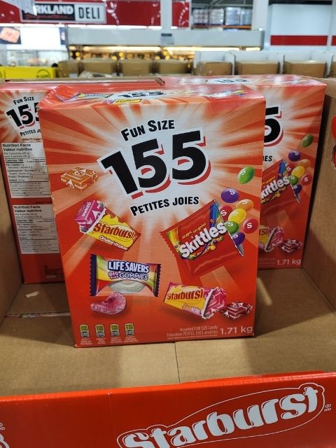 Image of Fun Size Candy Bags 155-Pack - 1 x 1.17 Kilos