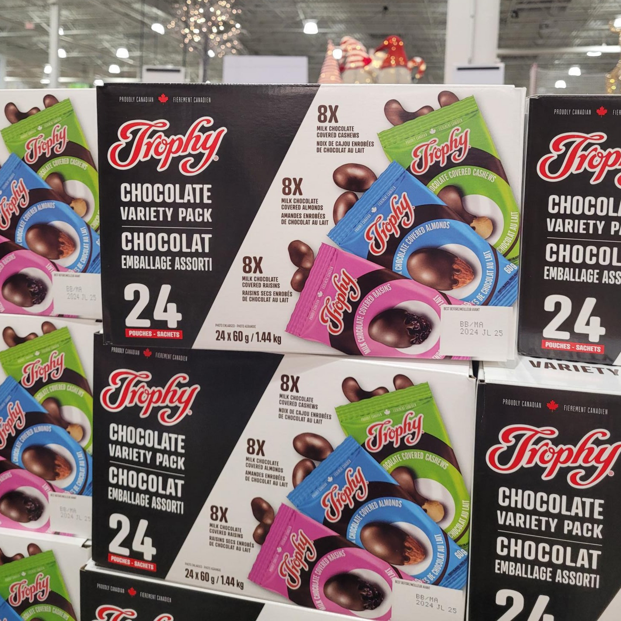 Image of Trophy Foods Chocolate Variety Packs 24x60