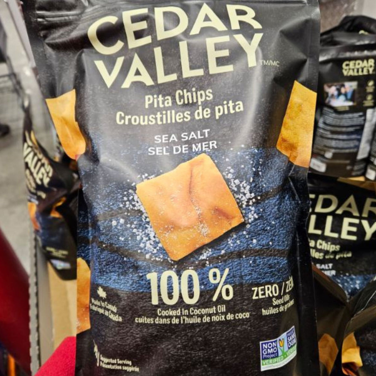 Image of Cedar Valley Pita Chips Sea Salt 545g