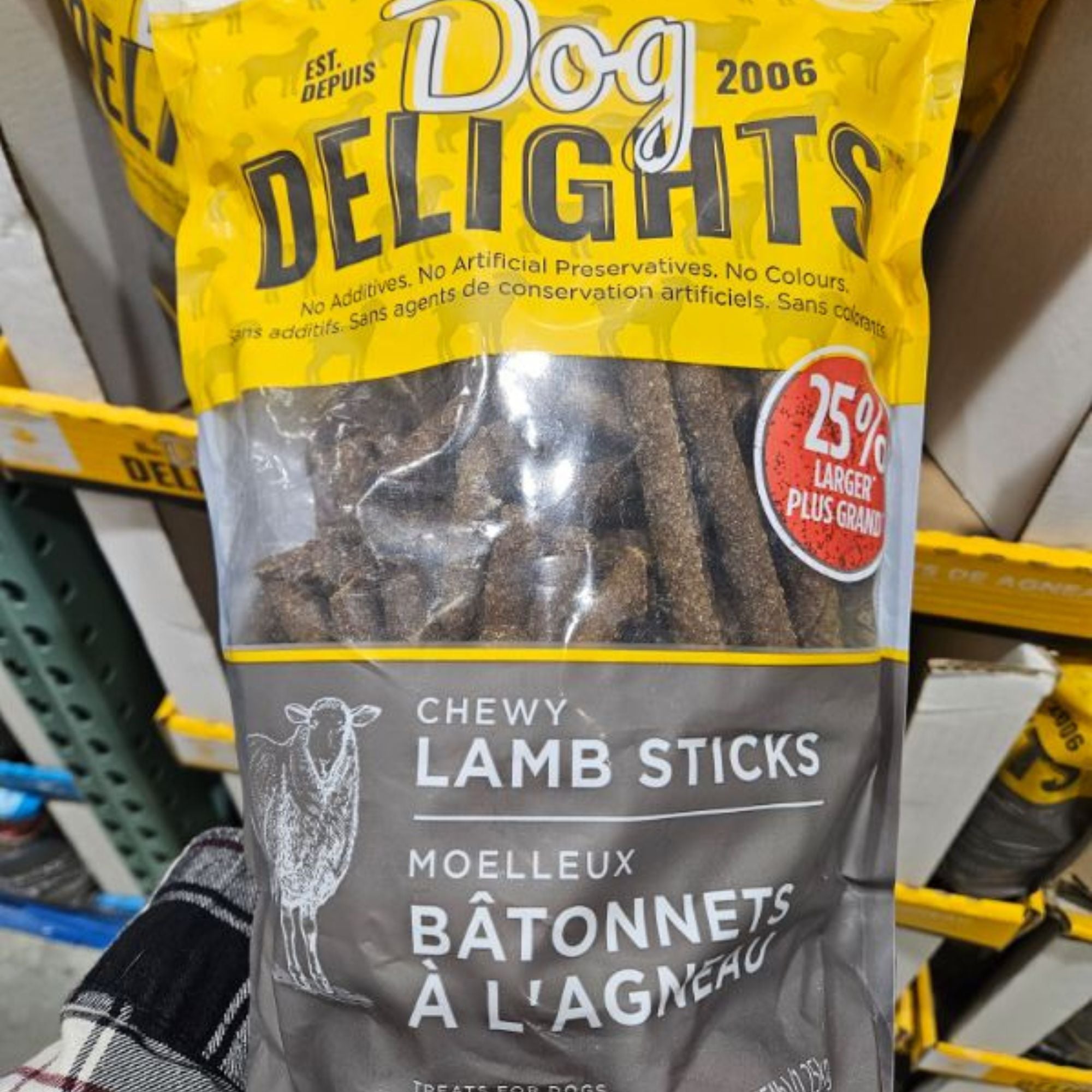 Dog Delights Chewy Lamb Sticks Shipped to Nunavut The Northern Shopper