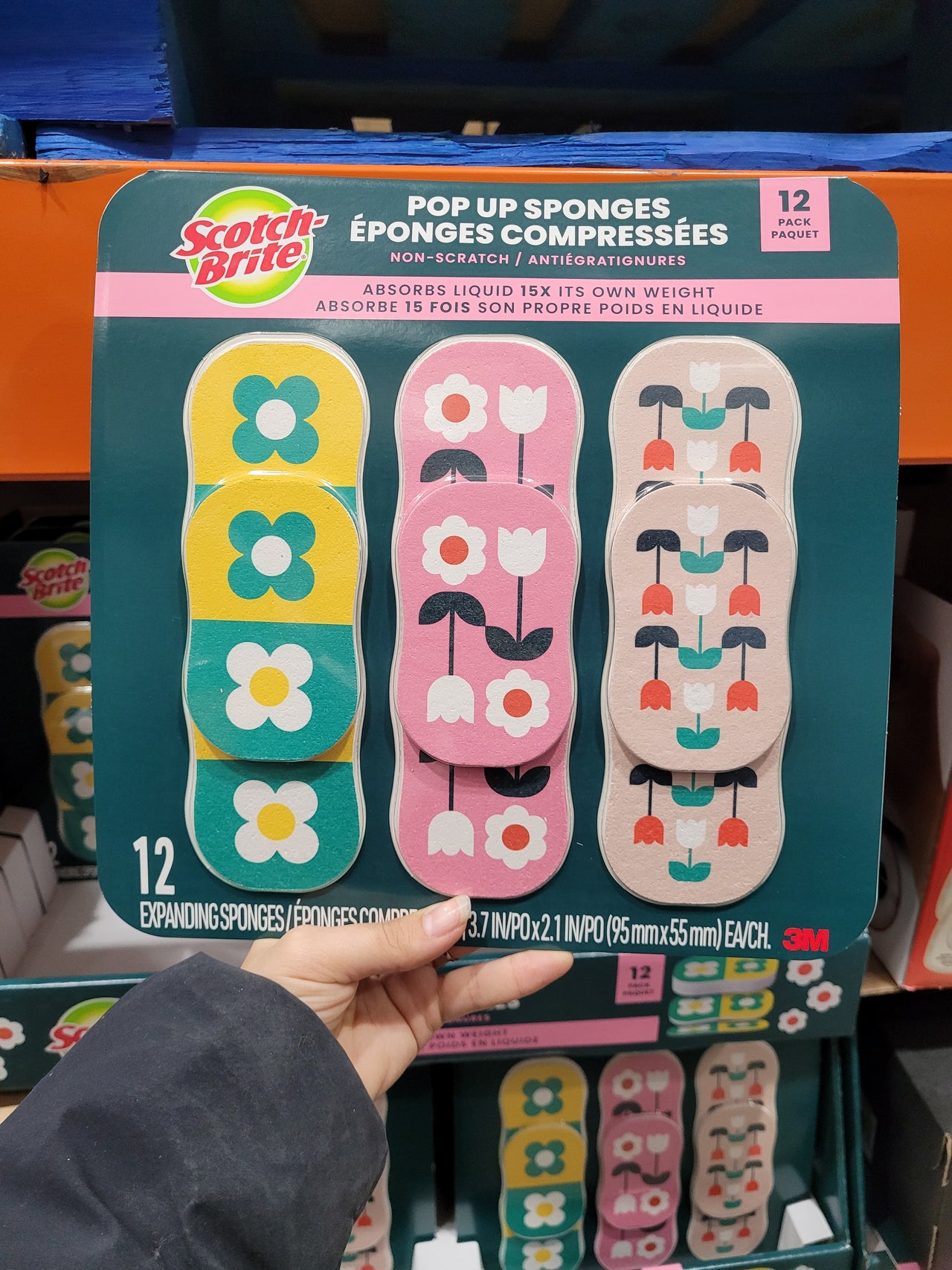 Scotch-Brite Pop Up Sponges - 1 x 980 Grams