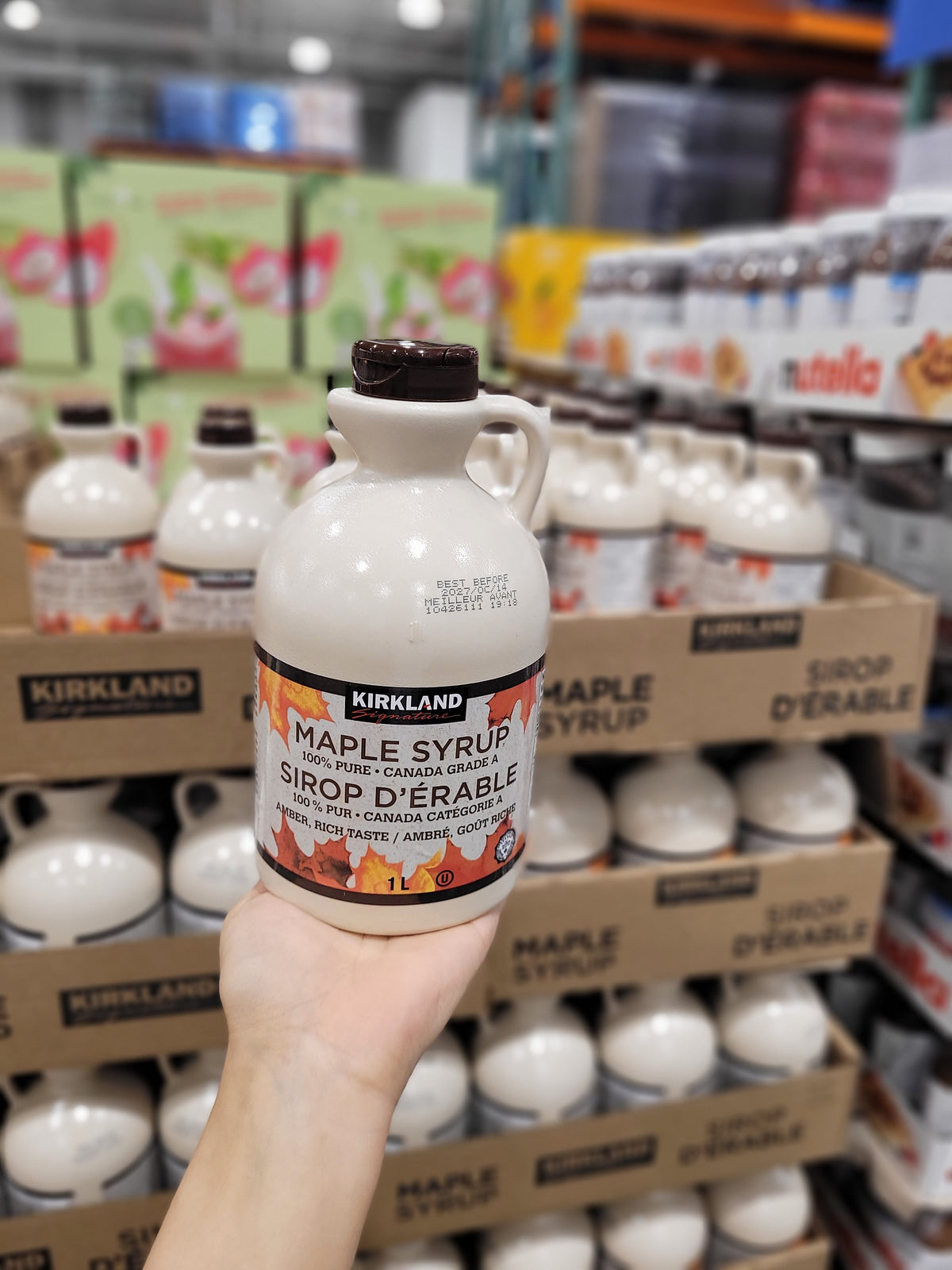 Kirkland 100% Maple Syrup - 1 x 1000 Grams