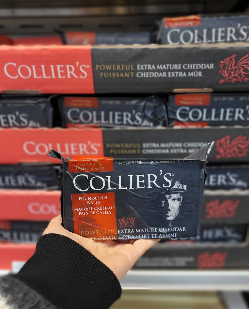 Collier's Powerful Extra Mature Welsh Cheddar - 1 x 400 Grams