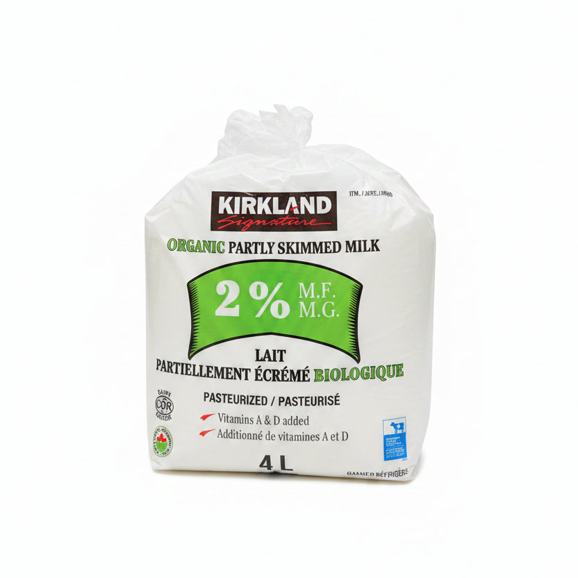 Kirkland Signature Organic Fine-filtered 2% Milk - 1 x 4 Kilos