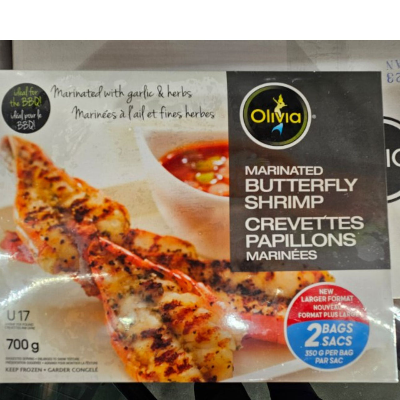 Image of Olivia Frozen Butterfly Shrimp - 1 x 700 Grams