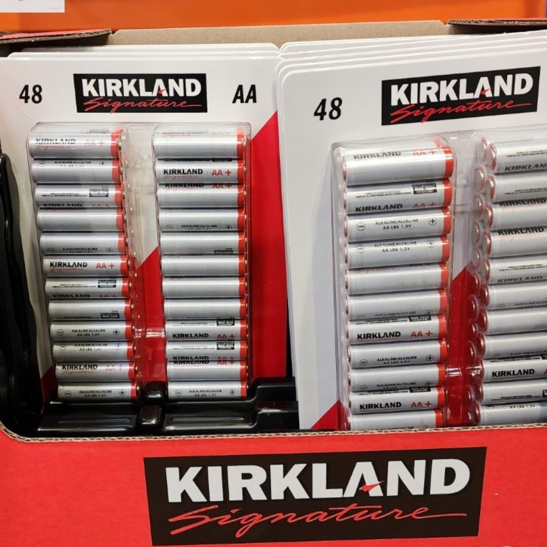 Image of Kirkland Alkaline AA Batteries 48 count 1.2kg - 1 x 1.2 Kilos