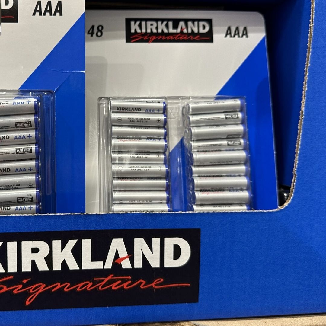 Kirkland Signature Alkaline AA Batteries, 48-count