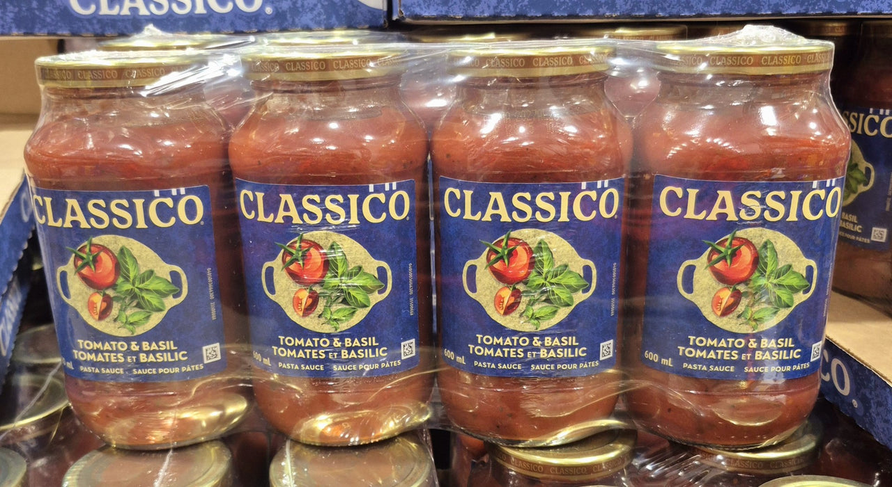 Classico Tomato and Basil Sauce - 4 x 600 ML