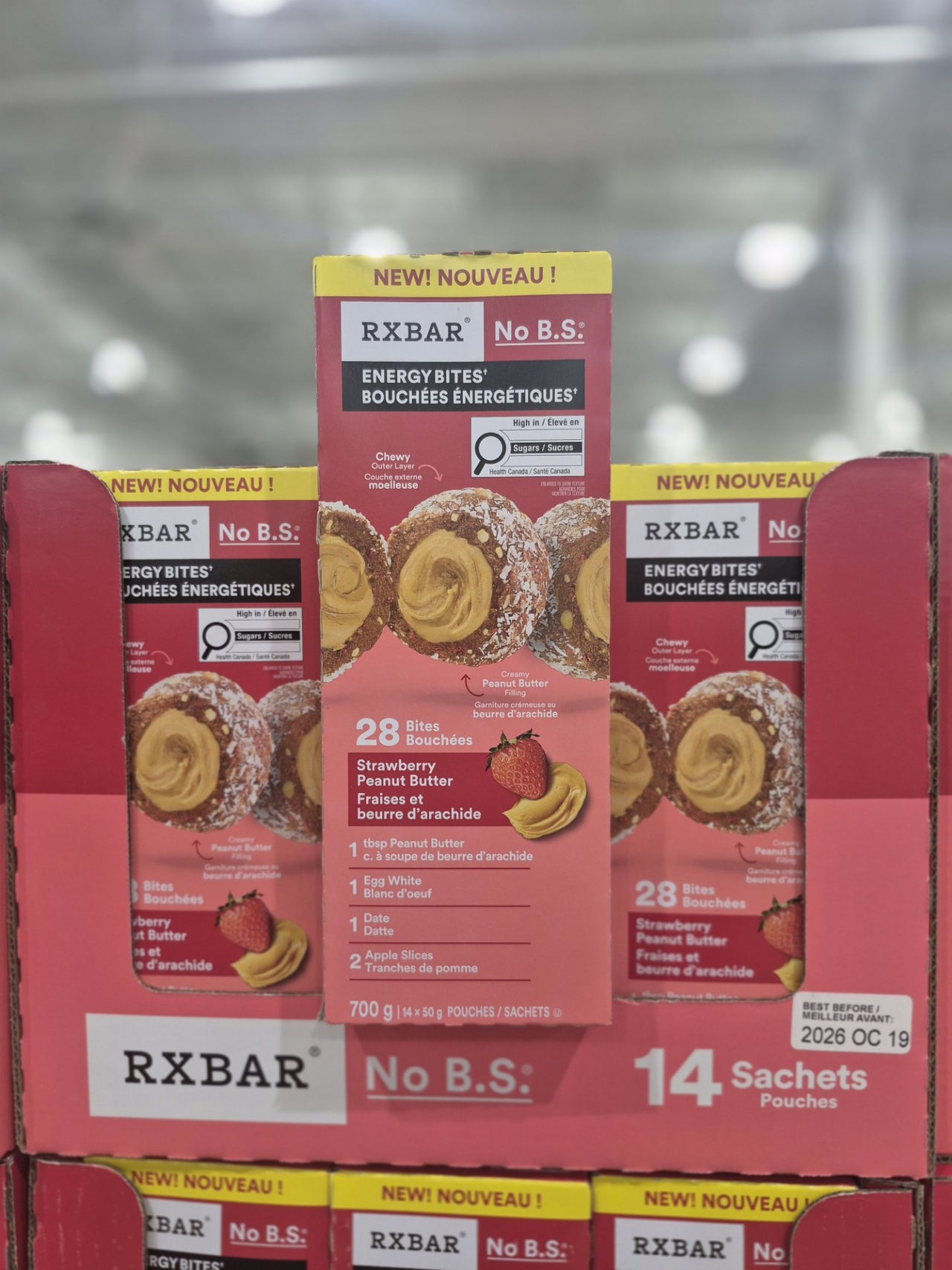 Strawberry Peanut Butter Energy Bites - 1 x 700 Grams