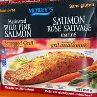 Thumbnail for Image of Morey's Marinated Wild Pink Salmon Fillets, Seasoned Grill