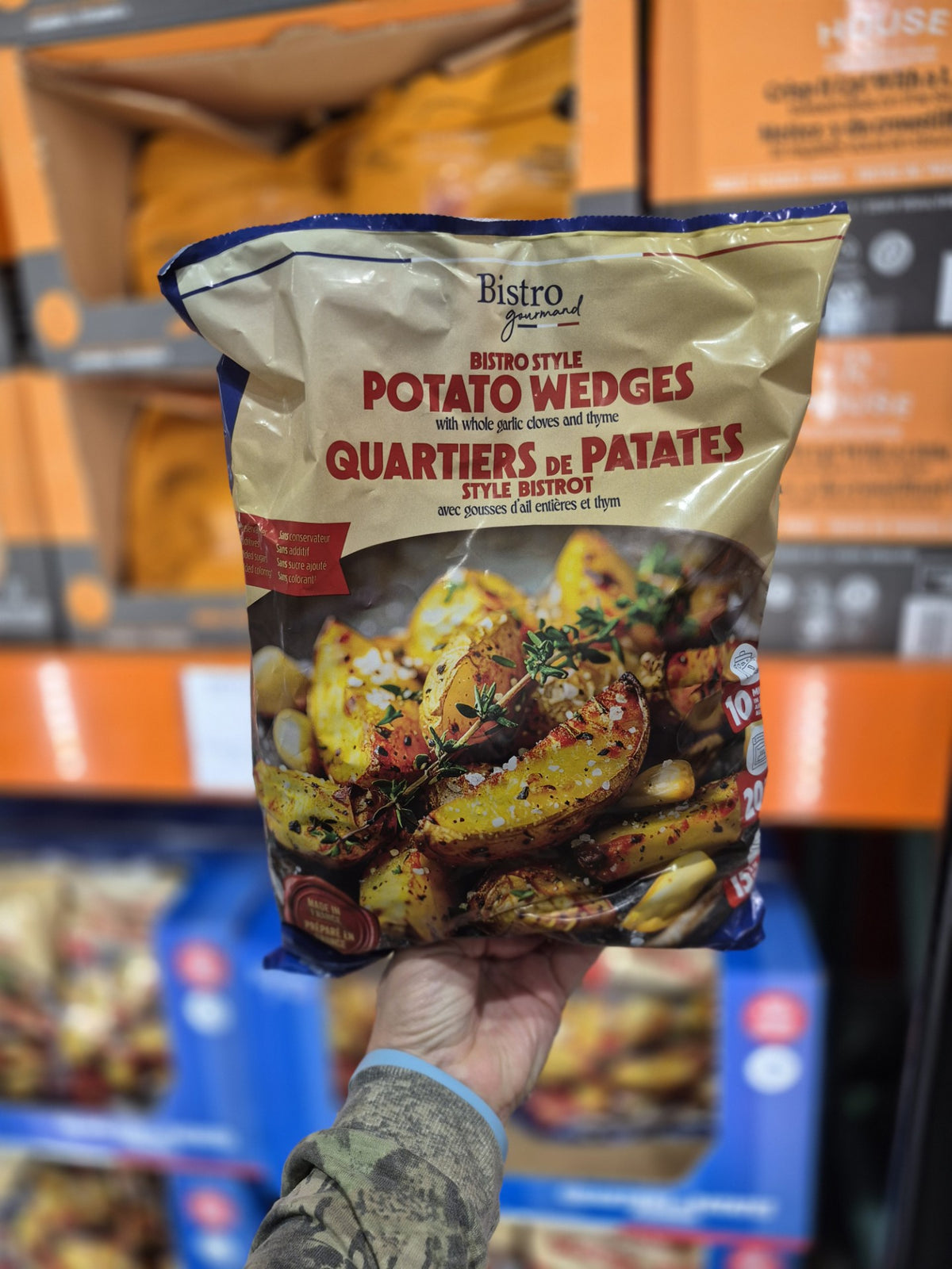 Bistro Style Potato Wedges - 1 x 1.36 KG