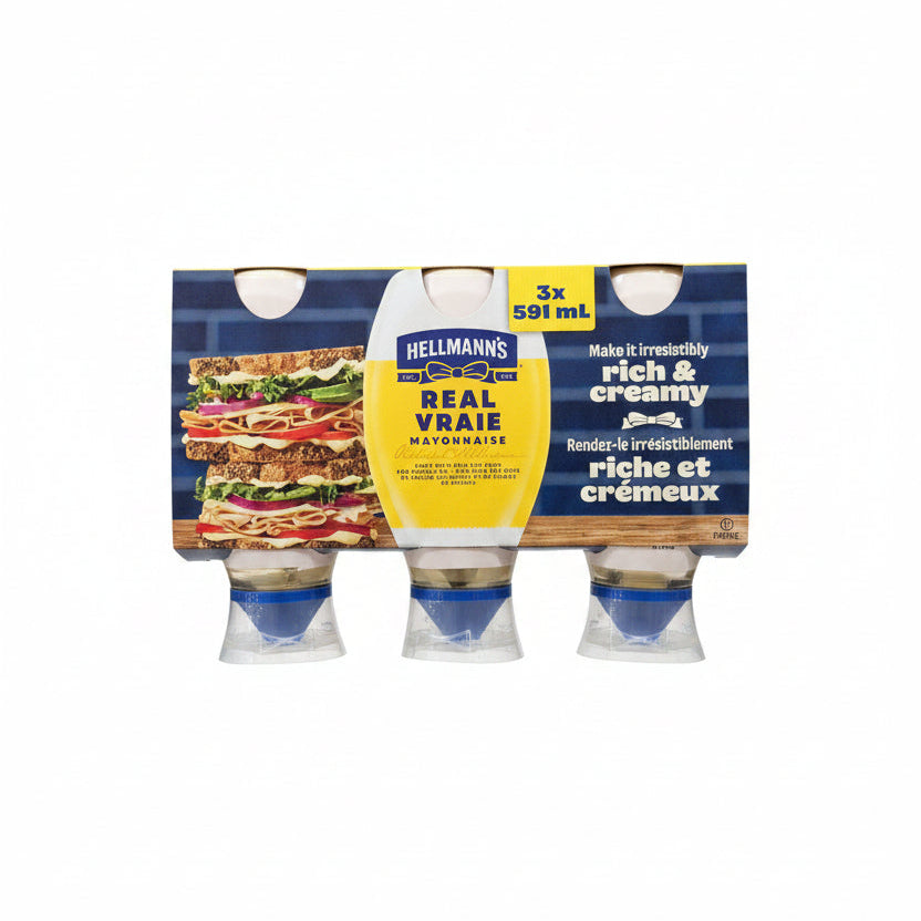 Hellmann's Mayonnaise 3pack - 1 x 1773 ML