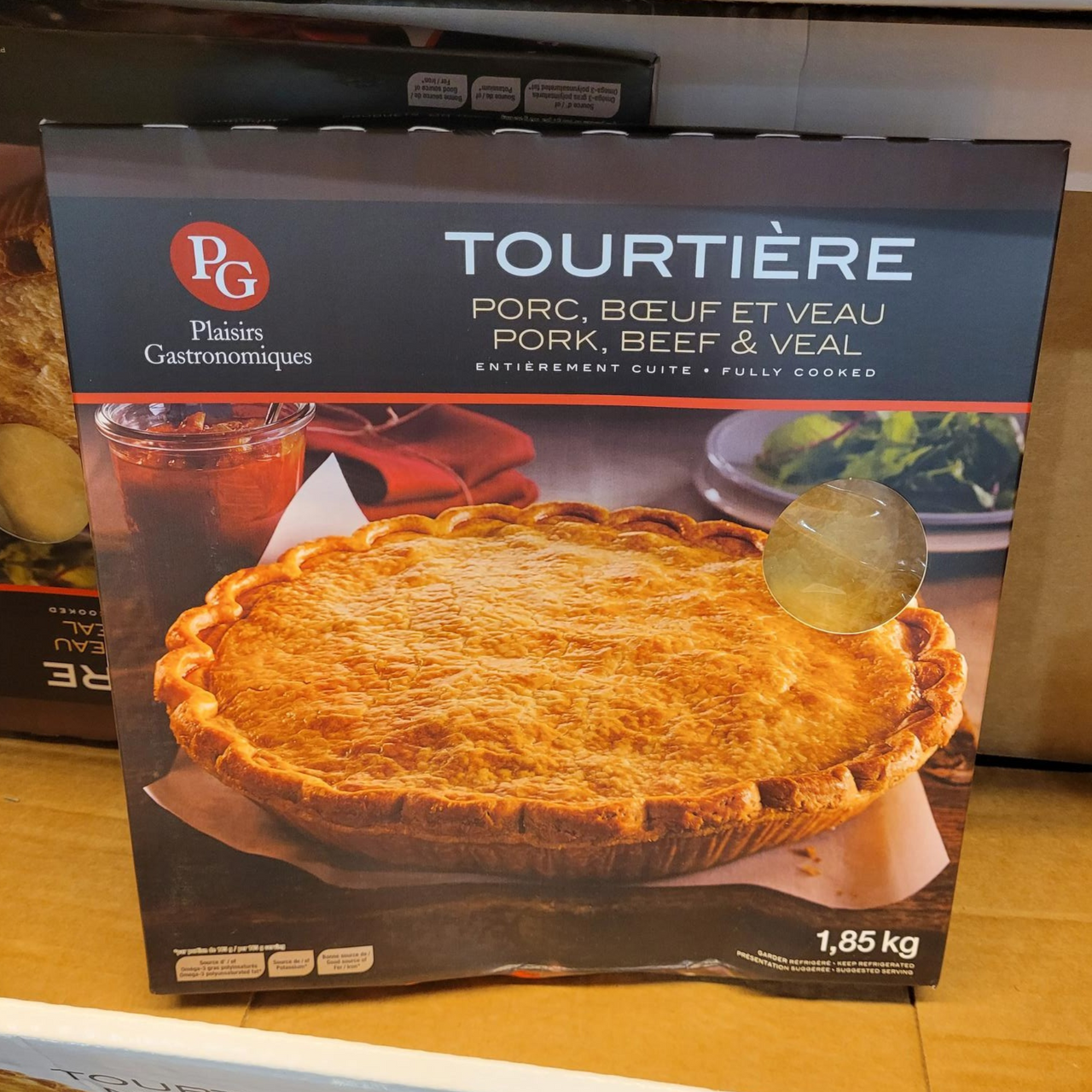 Image of PG Tourtiere Pork, Beef, & Veal - 1 x 1.85 Kilos