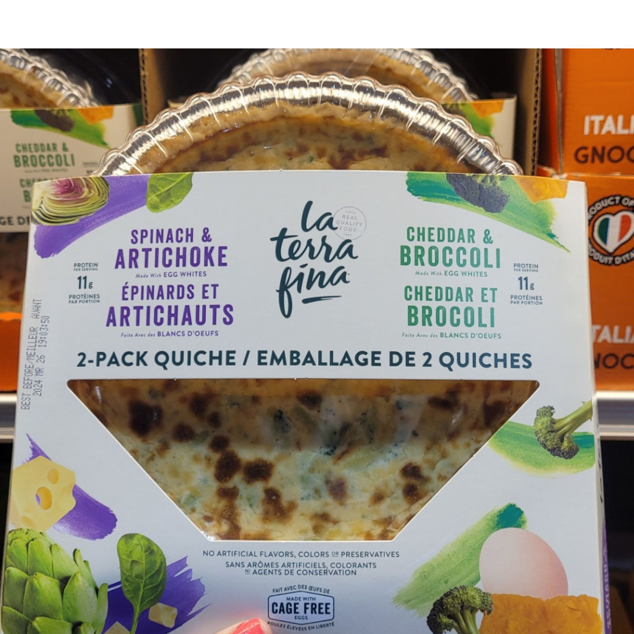 Image of La Terra Fina Variety Quiches - 2 x 650 Grams