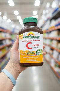 Thumbnail for Jamieson Vitamin C + Zinc Tablets 340 Tablets - 1 x 600 Grams