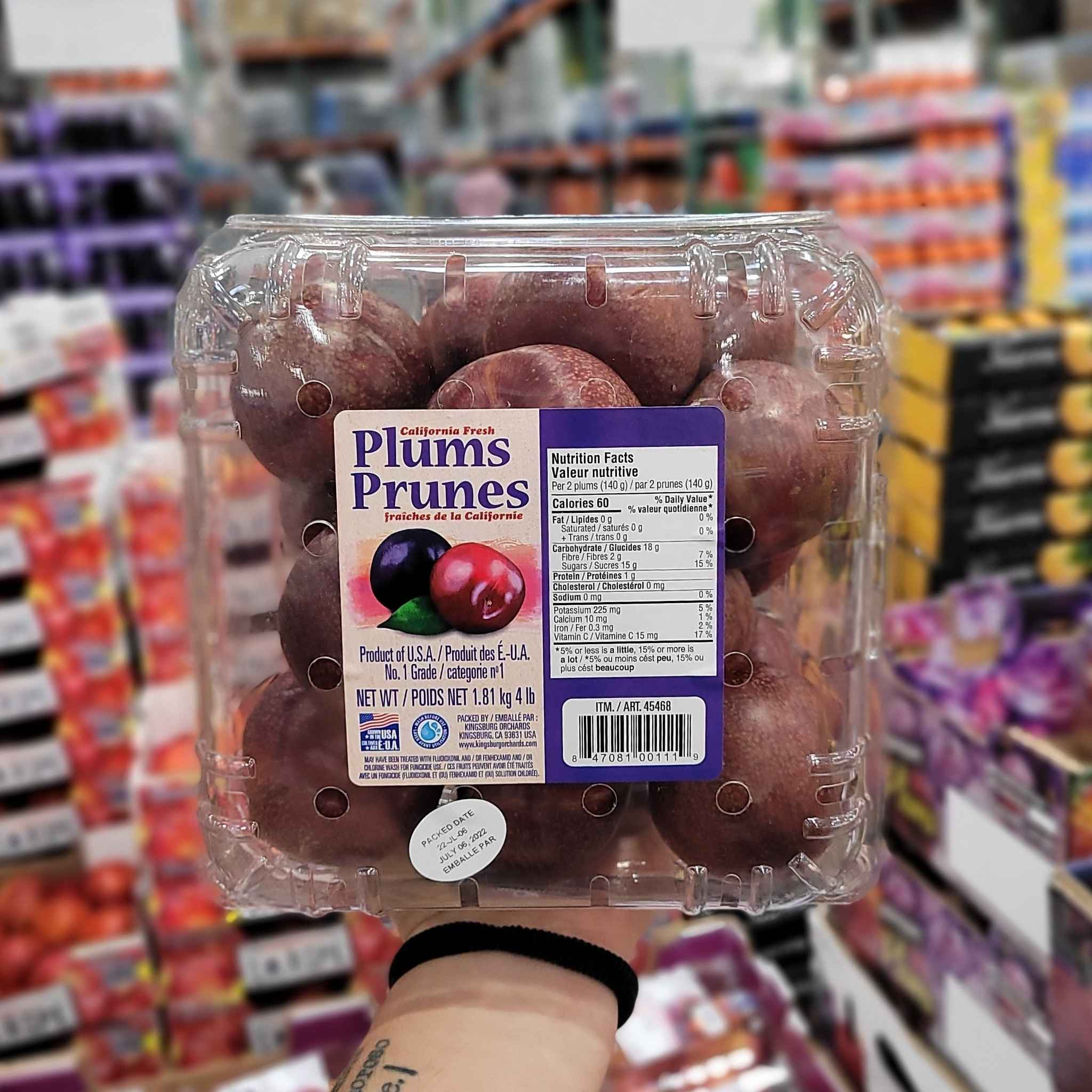 Plums 1 x 1.81 Kilos Shipped to Nunavut The Northern Shopper