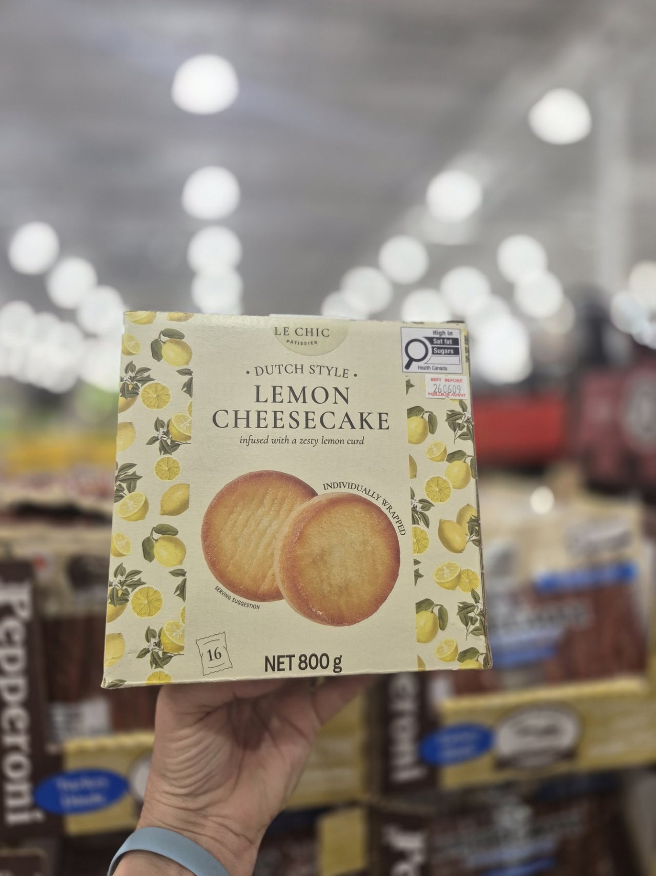 Dutch Style Lemon Cheesecake - 1 x 800 Grams