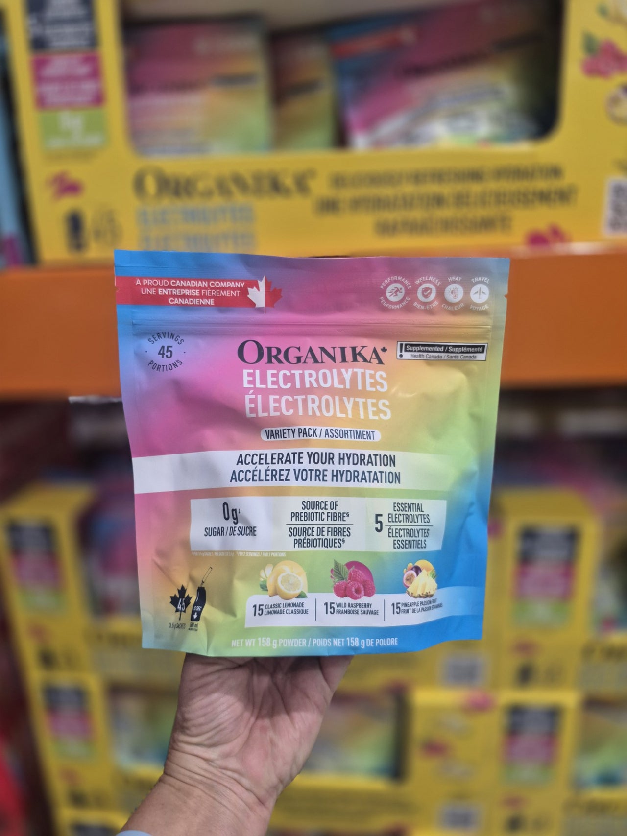 Organika Electrolyte Mix Pack - 1 x 158 grams