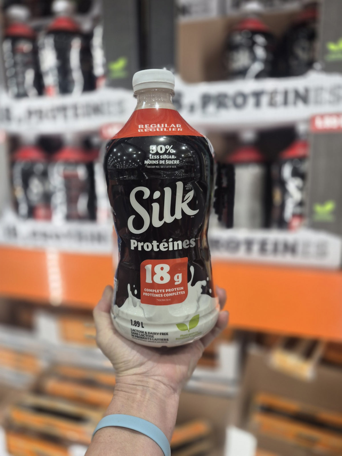 Silk High Protein Soy Milk - 1 x 1.89 Kg