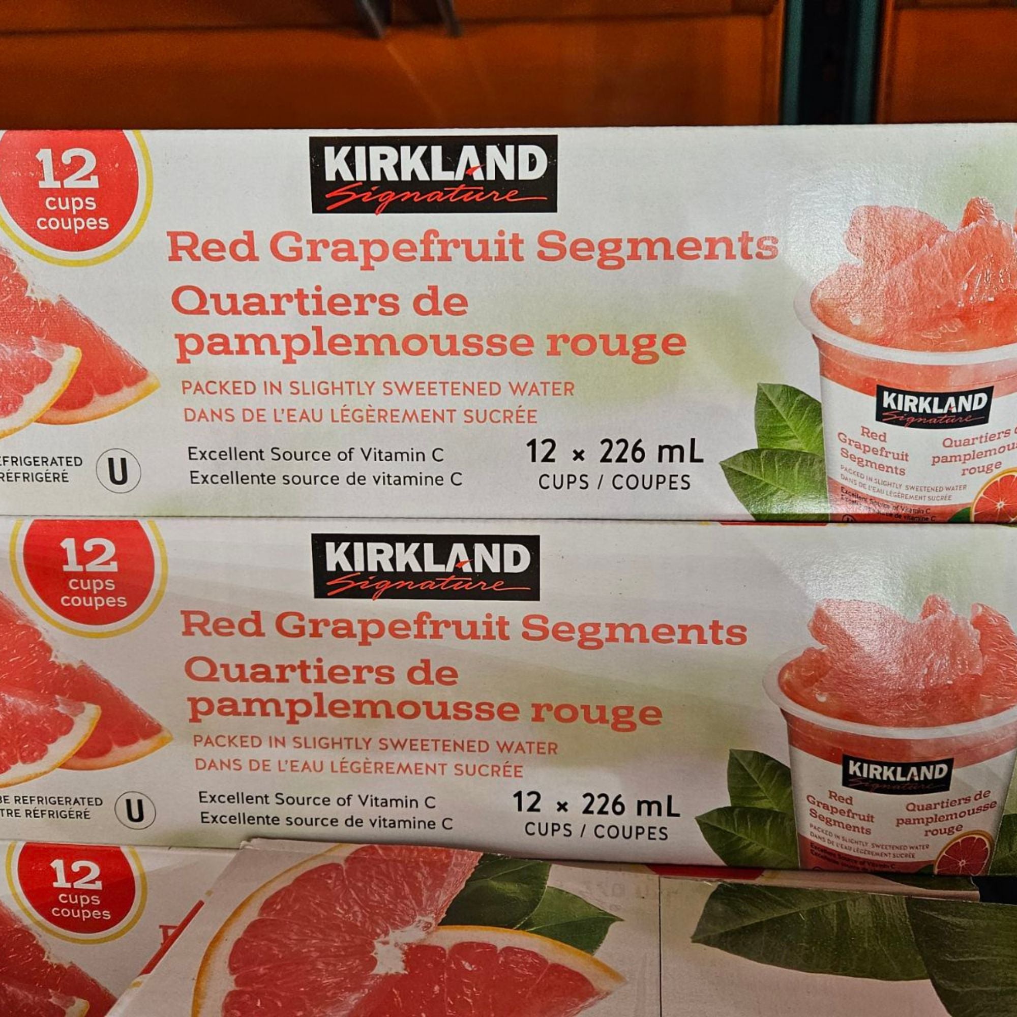 Kirkland Signature Grapefruit Cups 12 x 266 grams Shipped to Nunavut