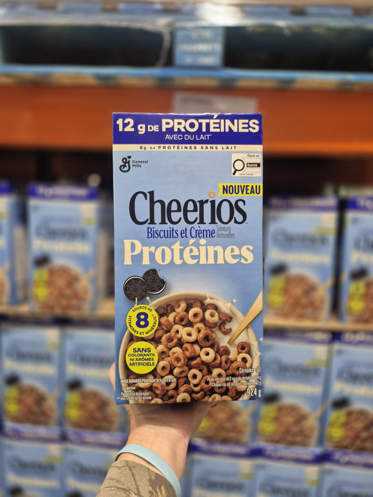 Cookies Cream Protein Cheerios Cereal - 1 x 924 Grams