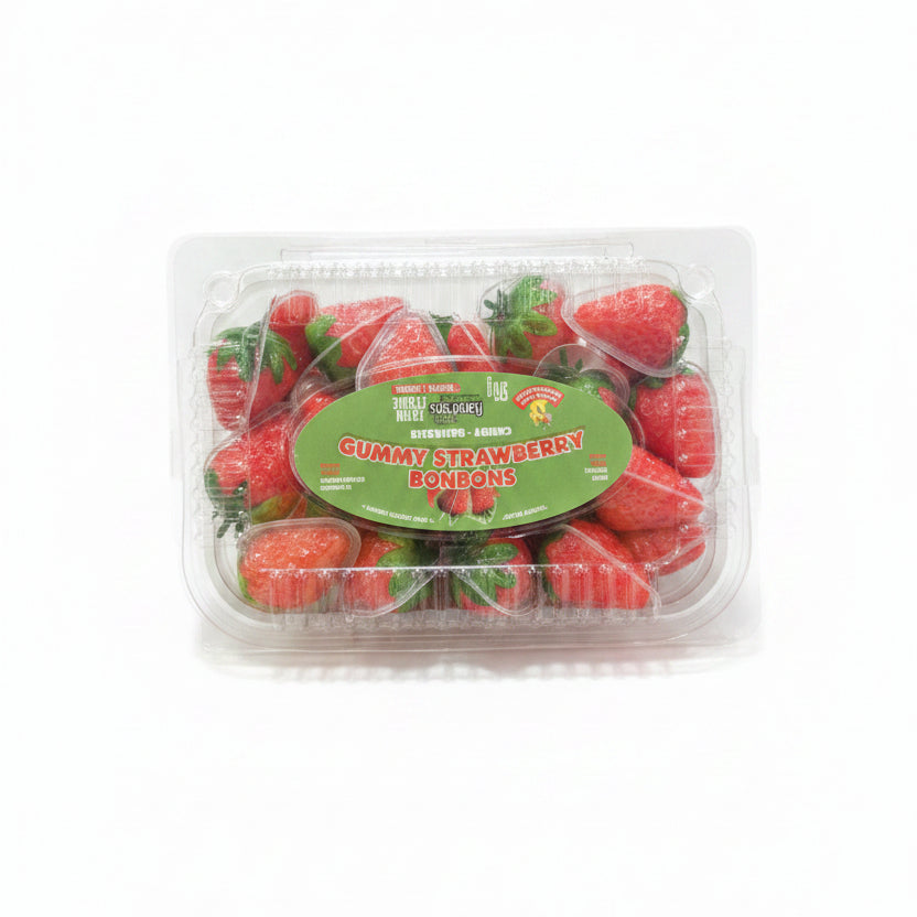 Raindrops Gummy Strawberries - 1 x 576 Grams