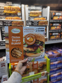Thumbnail for Chicken Burgers with Caramelised Onion & Cheese - 1 x 1 KG