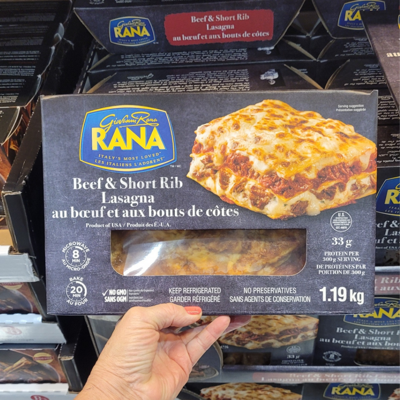 Image of Rana Beef Short Rib Lasagna - 1 x 1.19 Kilos