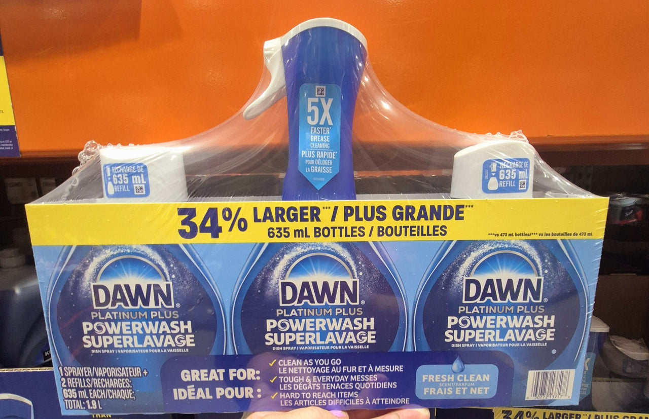 Dawn Platinum Powerwash Dish Spray - 3 x 635 ML
