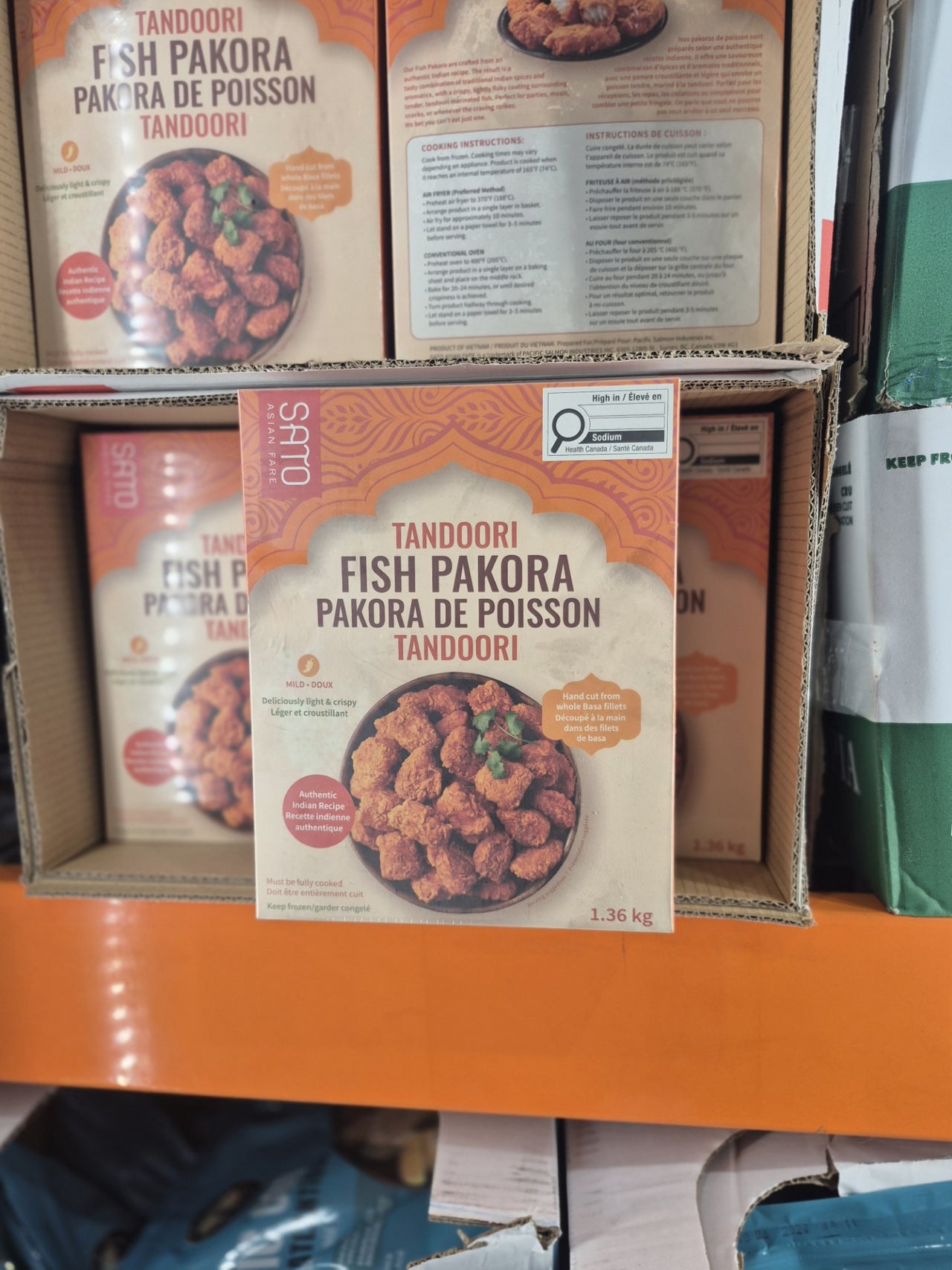 Tandoori Fish Pakora - 1 x 1.36 KG