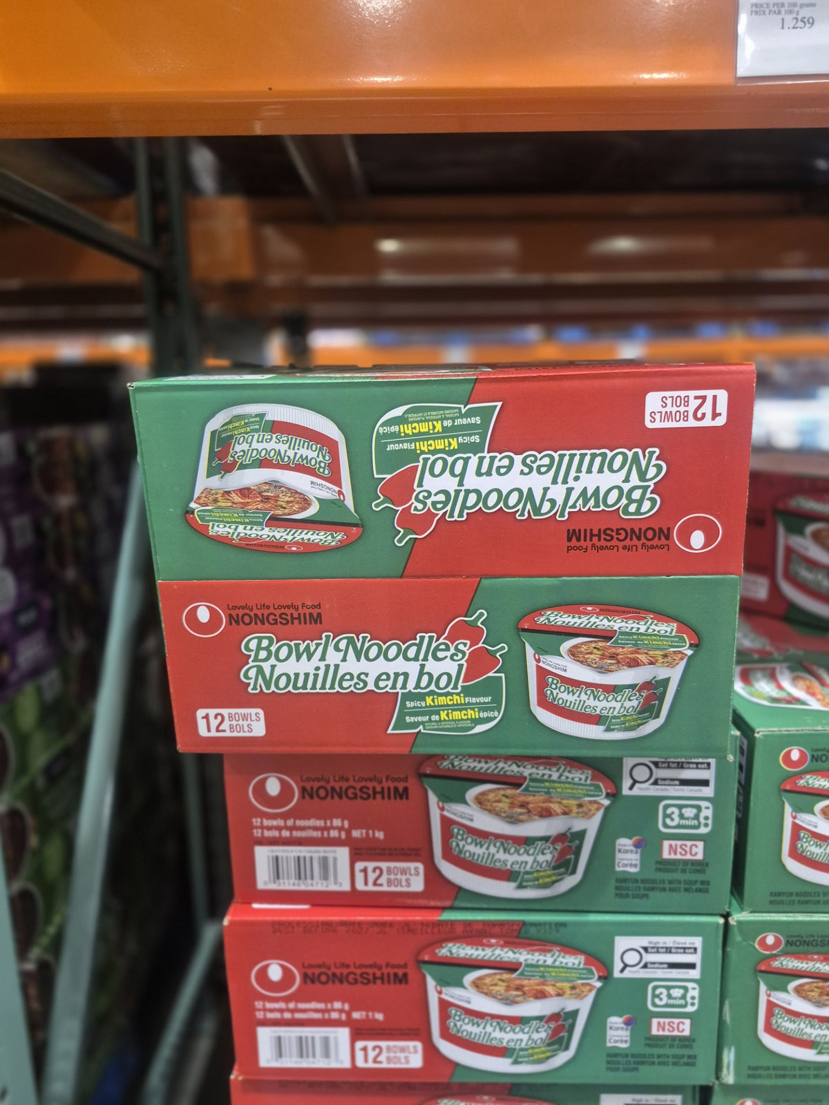 Nongshim Spicy Kimchi Bowl - 1 x 1 KG