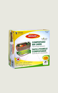 Thumbnail for Biosak Compostable Kitchen Bin Liners, 125-count - 1 x 1.1 KG