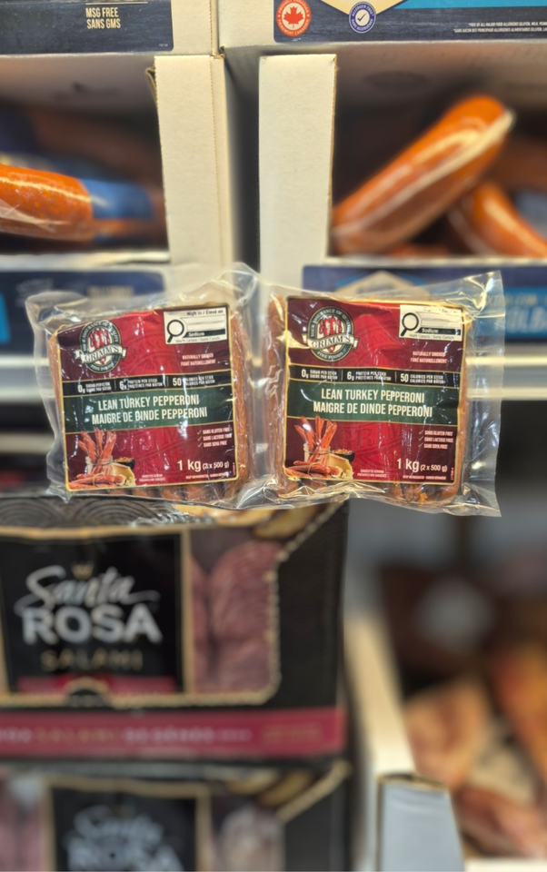 Grimm's Lean Turkey Pepperoni - 2 x 500 Grams Shipped to Nunavut