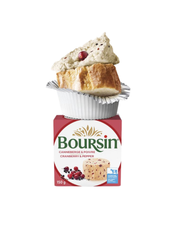 Boursin Cranberry & Pepper Cheese - 3 x 150 Grams