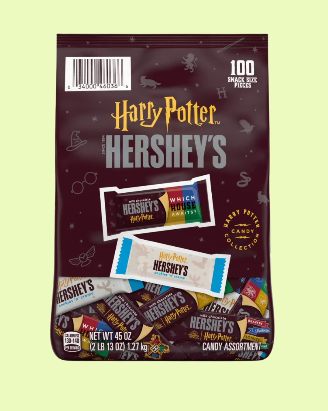 Harry Potter snack size Hershey's Chocolates - 1 x 1.02 Kilos
