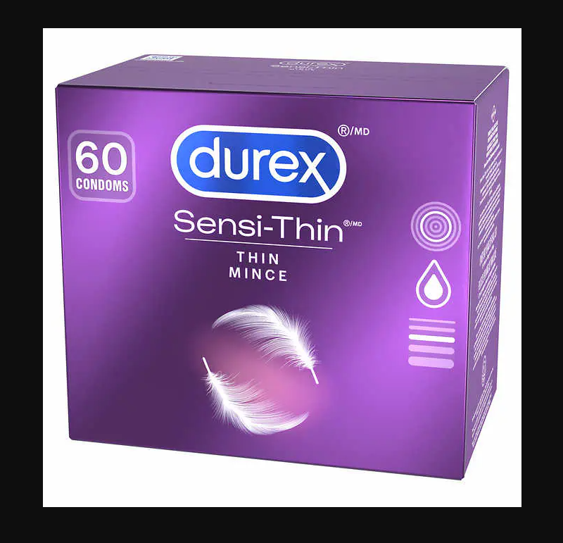 Image of Durex Sensi-Thin Condoms, 60-Pack - 1 x 200 Grams