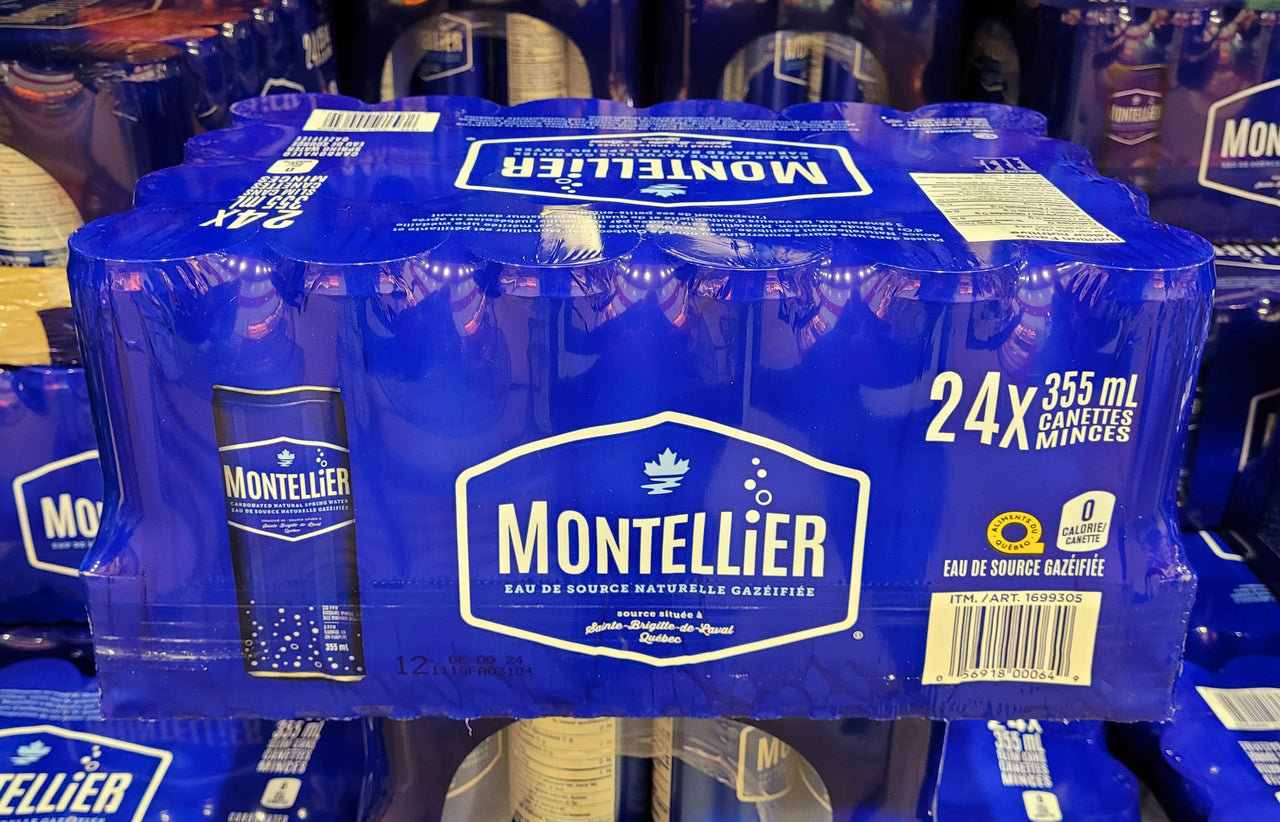 Image of Montellier Carbonated Water 24 pack - 24 x 355 ML