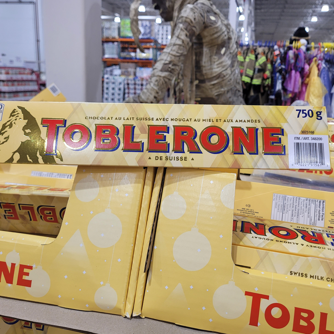 Image of Toblerone Milk Chocolate 750g - 1 x 750 Grams
