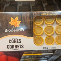 Thumbnail for Image of Biodelices Organic Maple Cones - 1 x 396 Grams