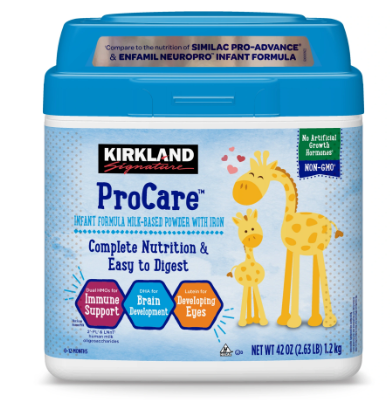 Image of Kirkland Signature Non GMO Infant Formula Procare - 1 x 1.36 Kilos