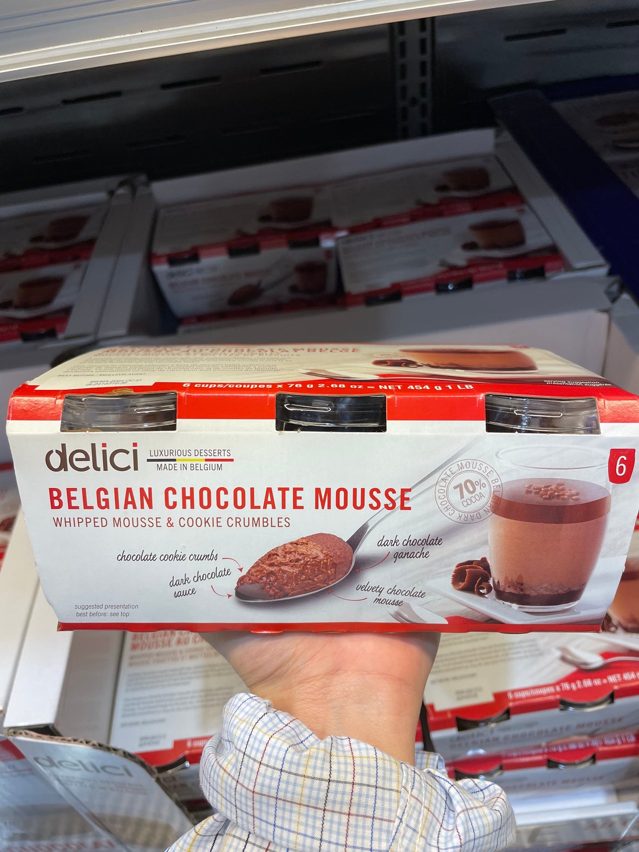 Image of Delici Chocolate Mousse - 1 x 454 Grams