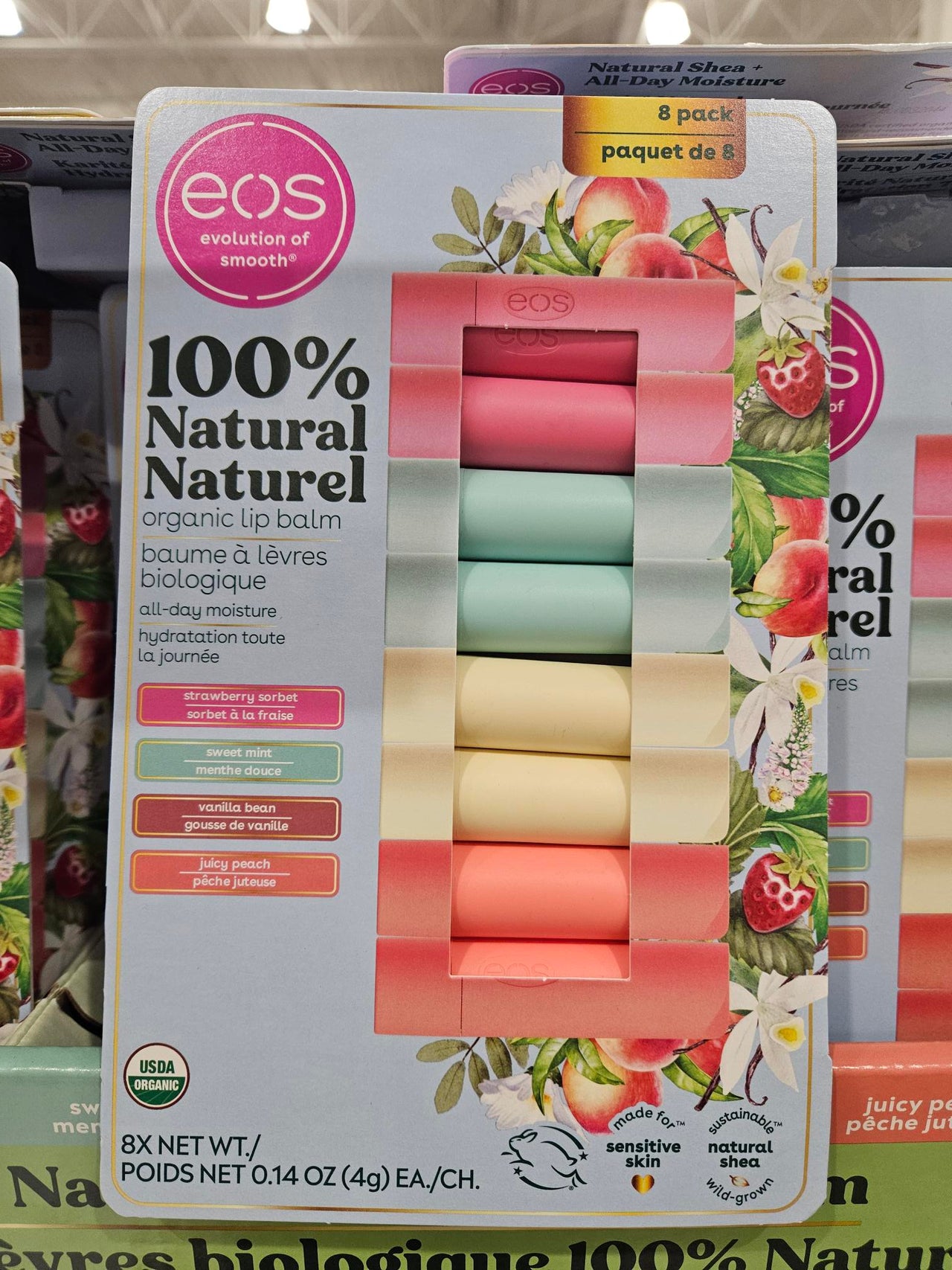 Image of EOS All-Natural Shea Balm 8-Pack - 1 x 35 Grams