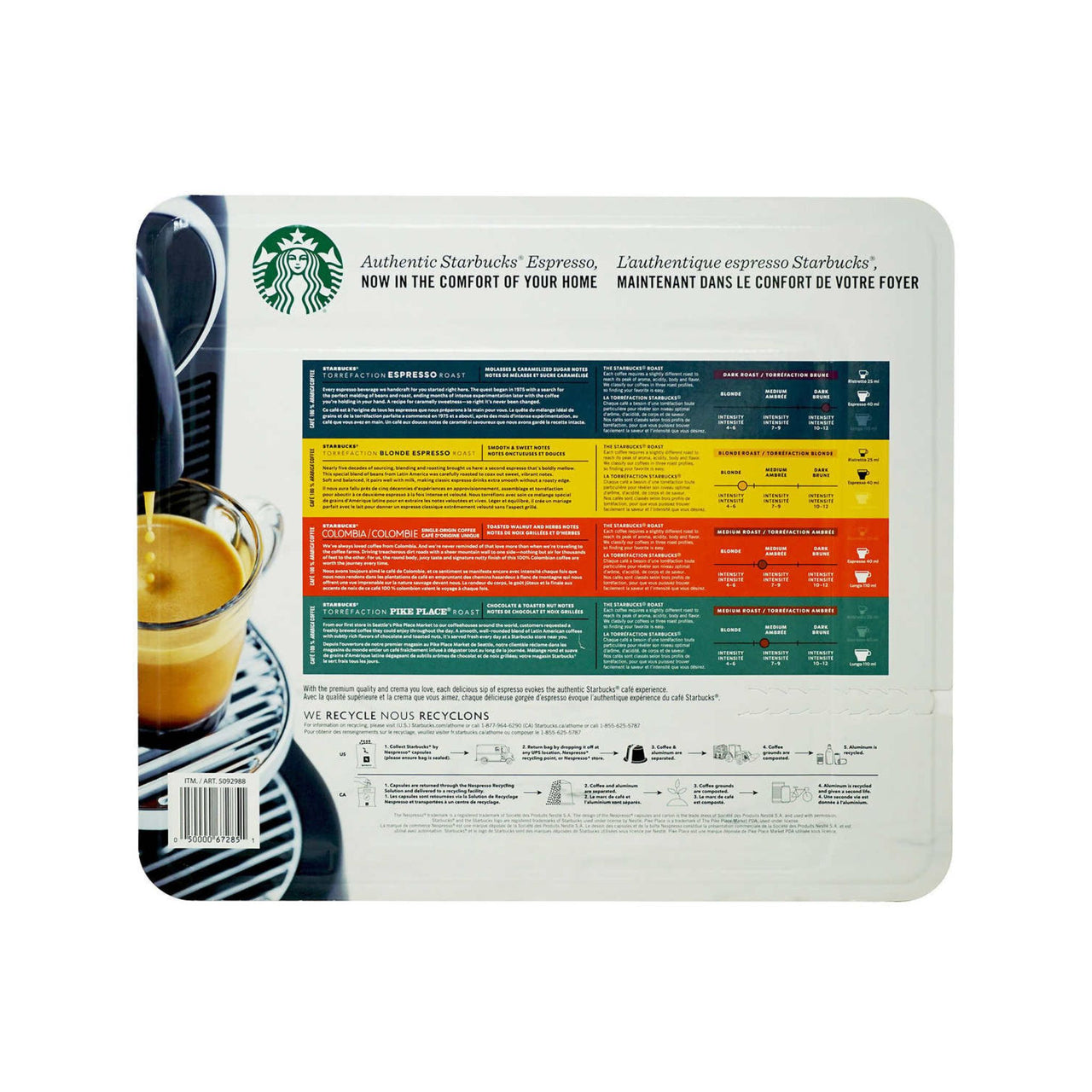 Image of Starbucks by Nespresso Single Serve, 60ct