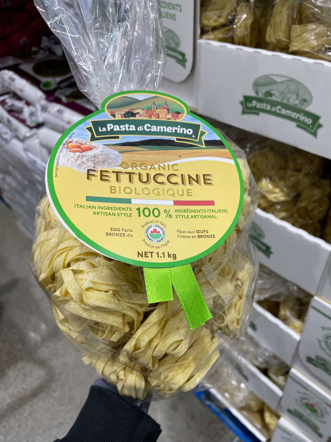 Image of La Pasta Di Camerino Organic Egg Fettuccine - 1 x 1.1 Kilos