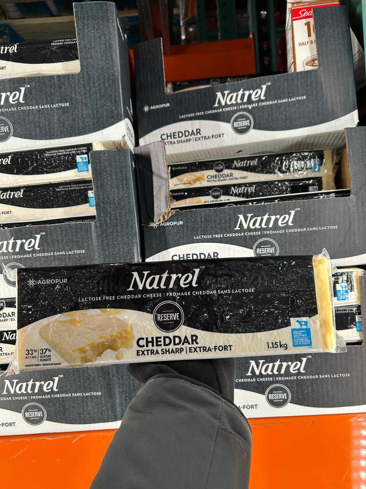 Image of Natrel Extra Sharp Cheddar - 1.15 Kilos