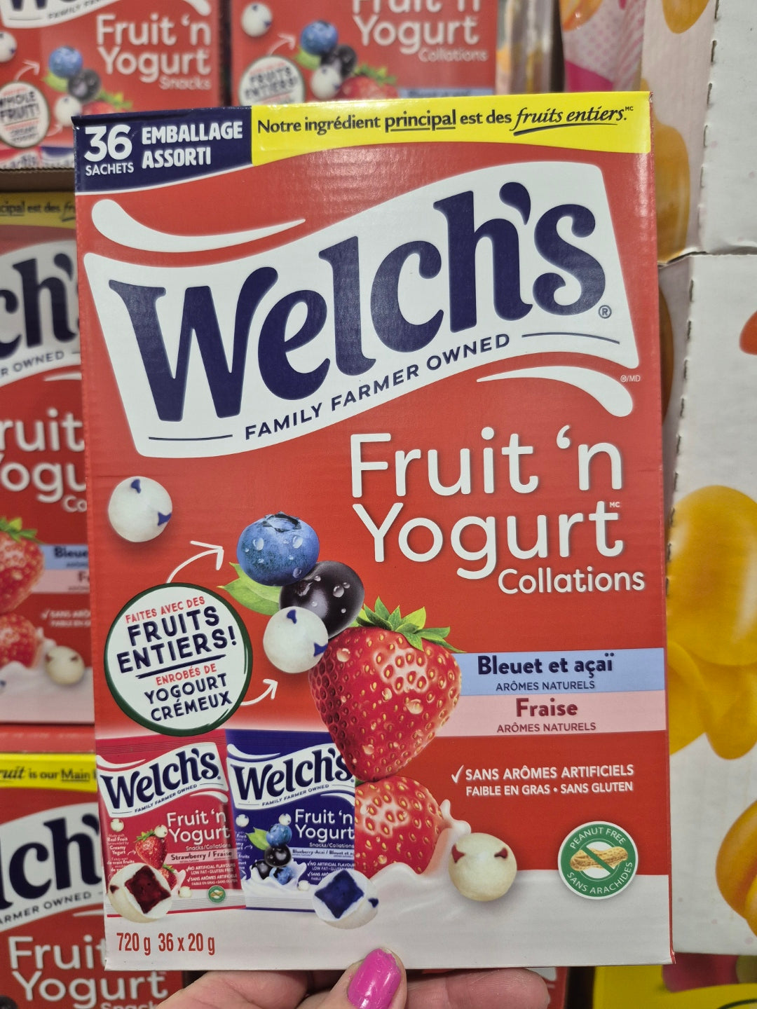 Image of Welch's Fruit'N Yogurt Snacks - 36 x 20 Grams