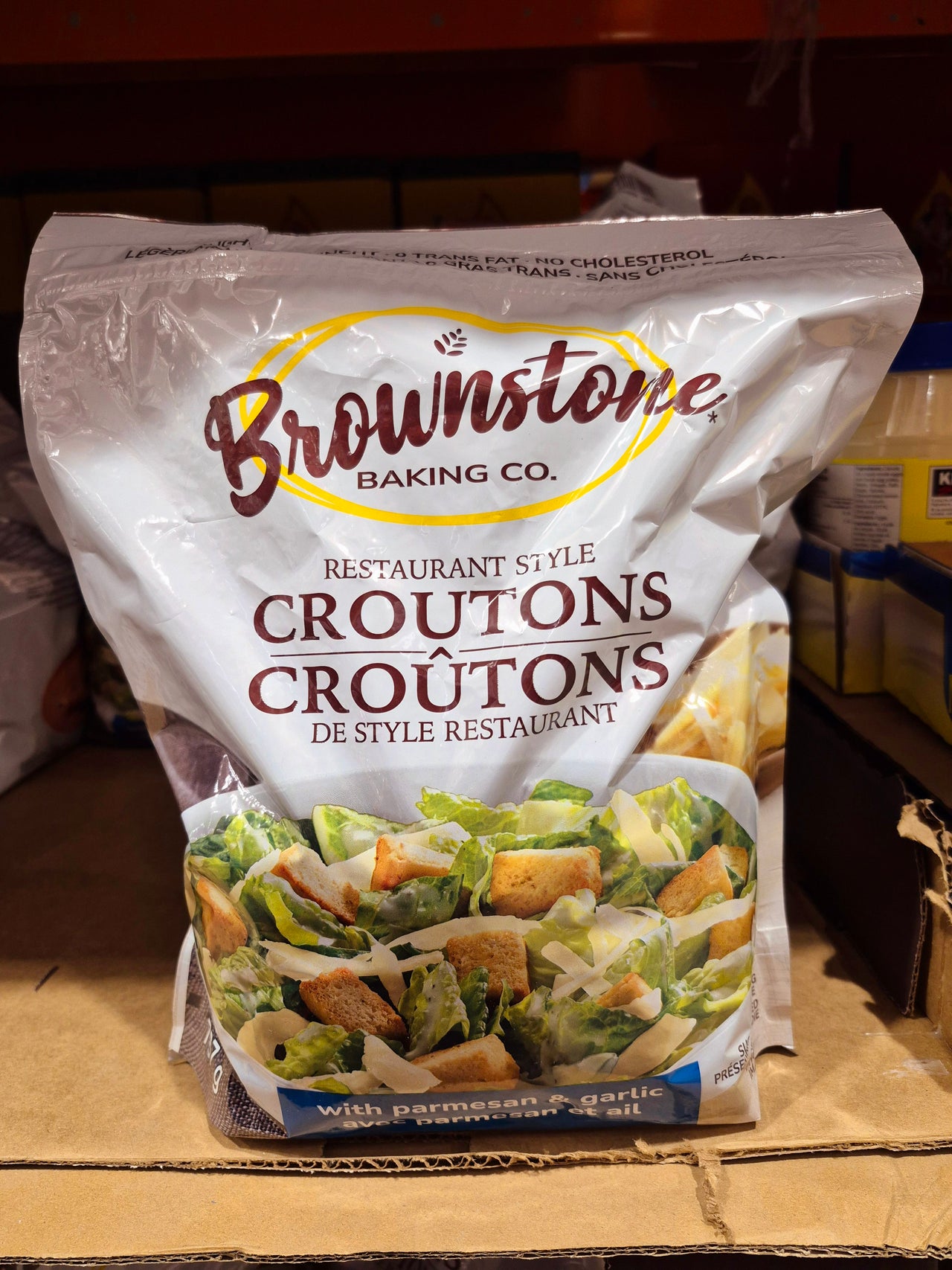 Image of Brownstone Croutons with Parmesan & Garlic - 1 x 737 Grams