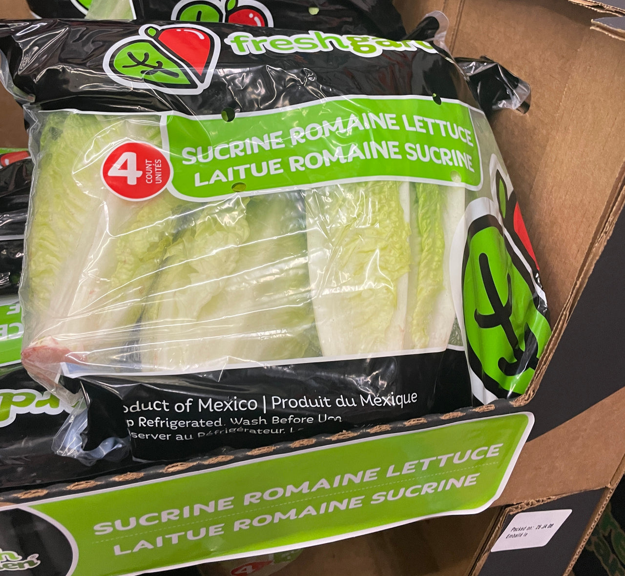 Image of Sucrine Romaine Lettuce 4pack - 1 x 1.4 Kilos