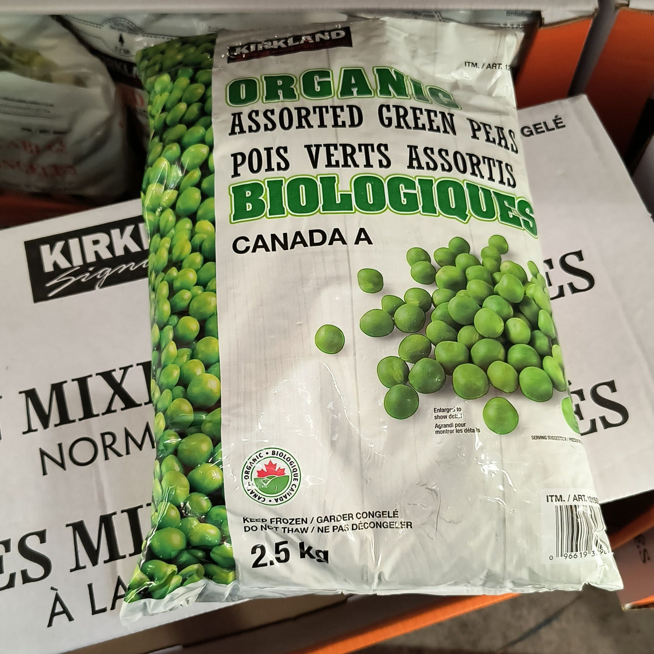 Image of Fennec Frozen Organic Peas - 1 x 2.5 Kilos