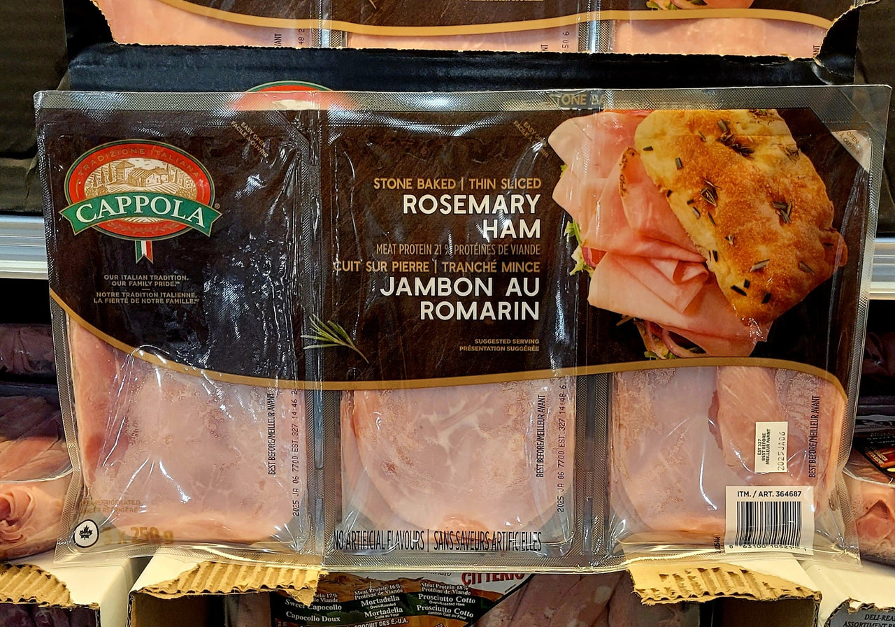 Image of Cappola Rosemary Ham - 3 x 250 Grams